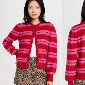Damson Madder Cece Stripe Cardigan